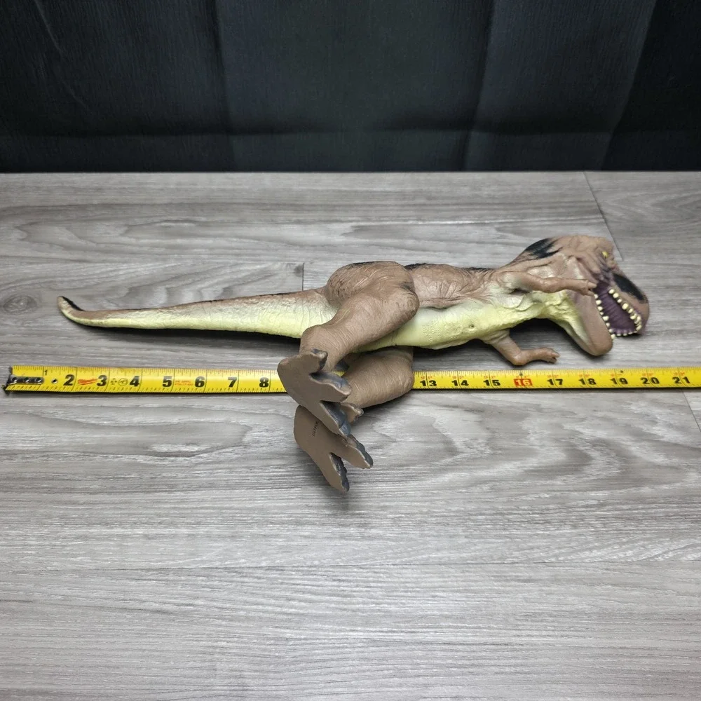 Vintage Toy Dinosaur Tyrannosaurus Rex‎ 2011 Rubber Figure Collectible 13